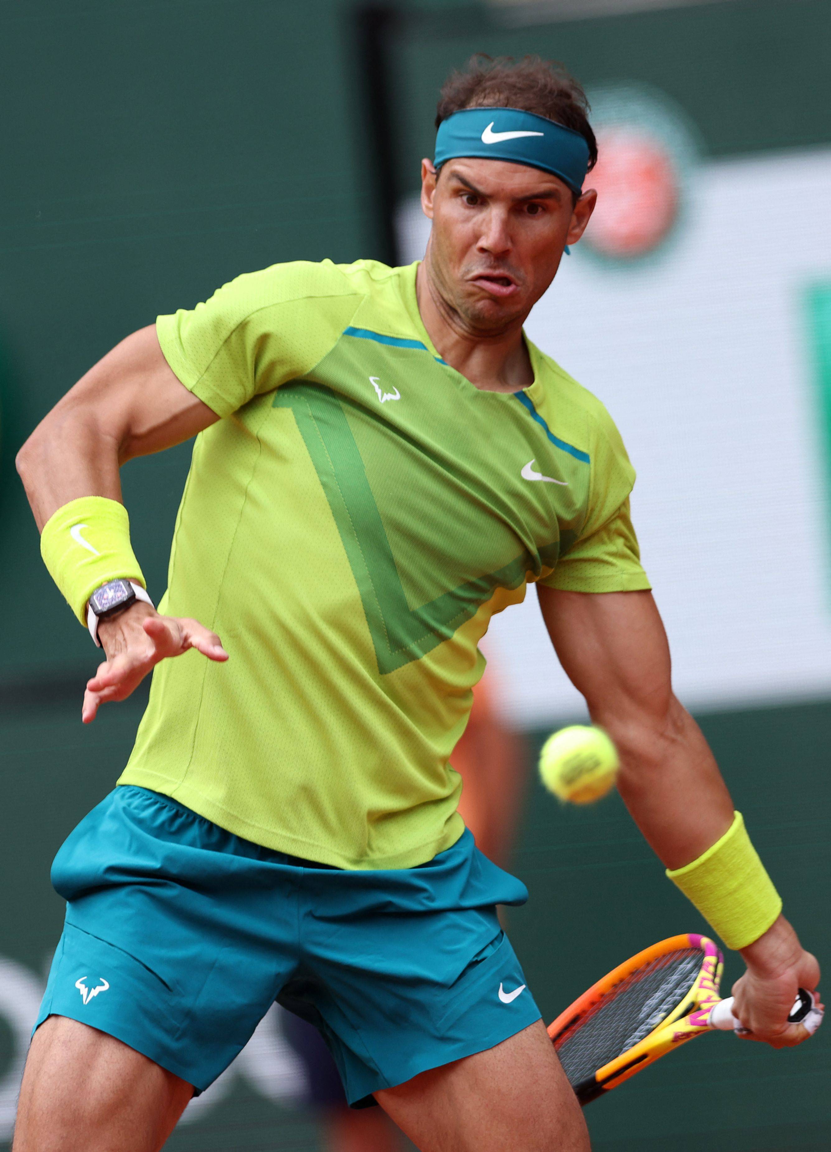 德国网球队强势法国网球队，纳达尔高光表现